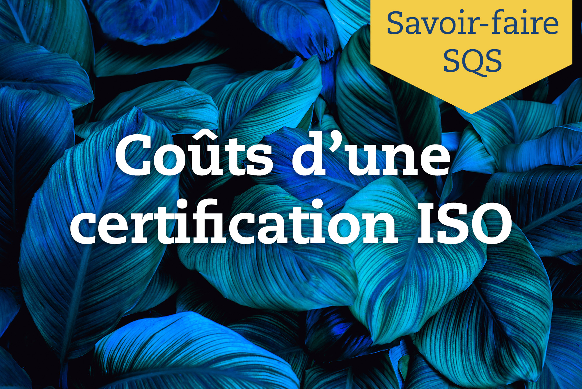 Coûts d’une certification ISO