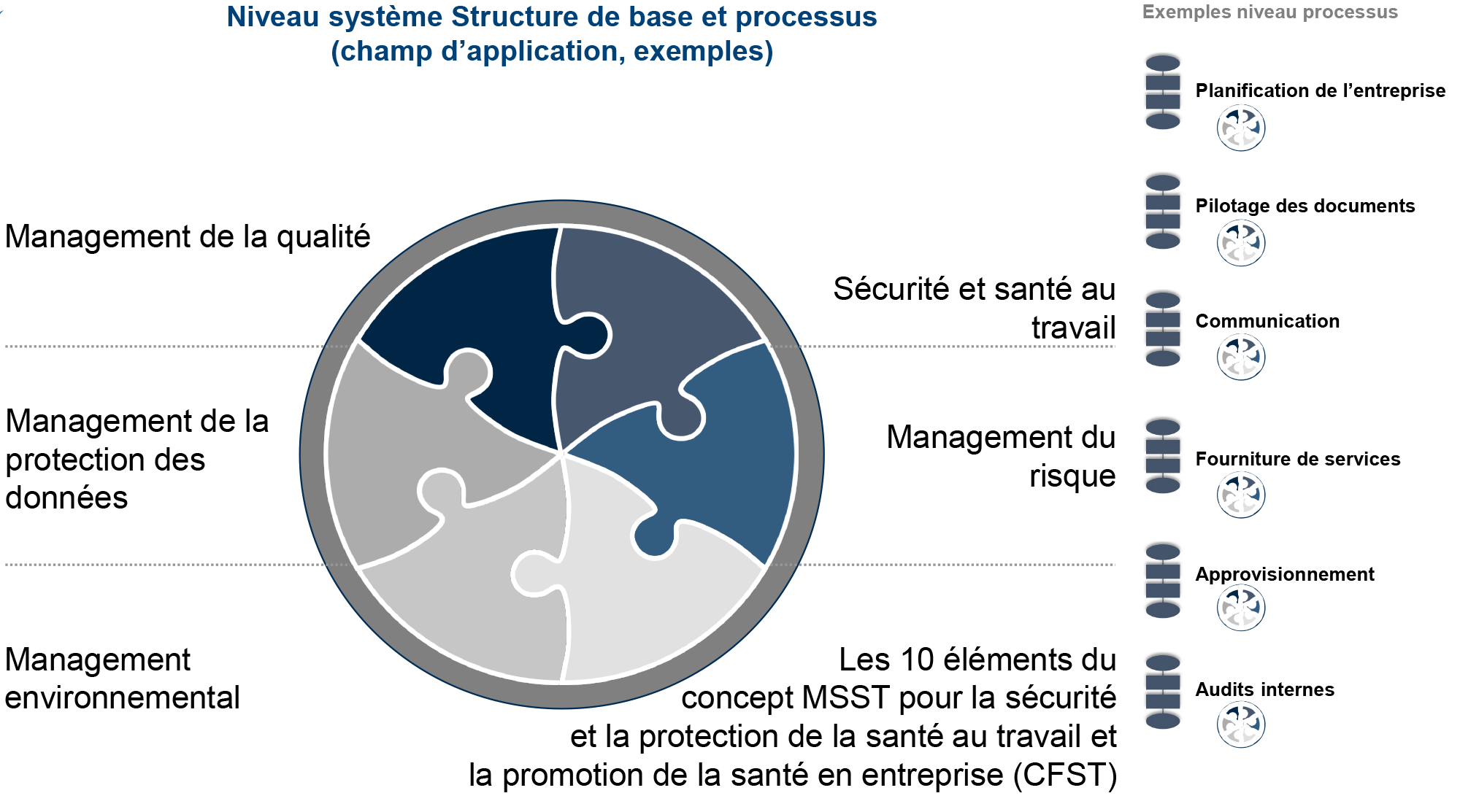 Système de management intégré - Niveau système Structure de base et processus